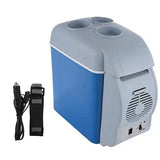 Portable Car Cooler and Warmer - 7.5L Electric Mini Fridge for Travel and Camping