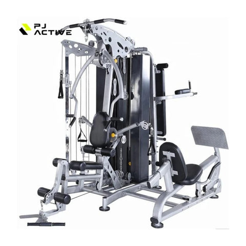 PJ ACTIVE Five Station Commercial Multi Gym with Leg Press