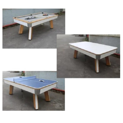 Multi Game
3 In 1 Multi Game Table. Pool Ping Pong Teble Tennis and Dining