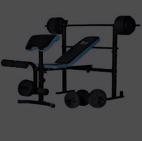 JX-503 Fitness Folding Workout Bench, 50kg Weight Package
