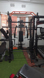 Multi Functional Trainer with Smith Machine | Dual Weight Stack | Dual Side Commercial Cable Crossover | All in One Gym Equipment