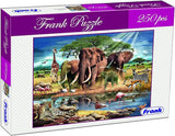 Frank in Africa Wildlife Jigsaw Puzzle for Kids and Adults