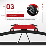 Ski Trainer Machine, Elliptical Cross Trainer, Accurate Simulation of Skiing, Indoor Exercise Machine, for Hockey, Ice Skating, Tennis, Skiing - Afrofit GymStore