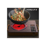 Sokany Multi-functional touch electric ceramic cooker intelligent light wave high-power induction cooker - Afrofit GymStore