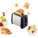 Sokany Pop Up Toaster 2-Slice Stainless Steel Bread Toaster with Adjustable Browning, Auto Pop-Up, Removable Crumb Tray - Afrofit GymStore