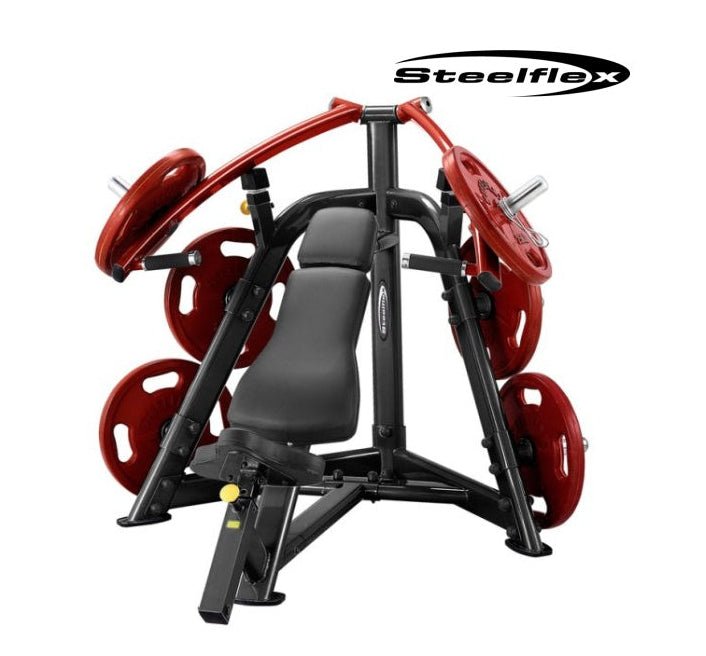 Steelflex Commercial Heavy Duty Incline Plate Loaded Press Plip - 7 - Br - Afrofit GymStore