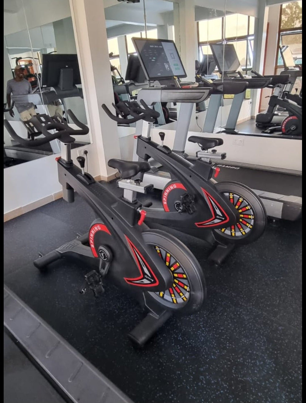 Tactical - 8028 Commercial Magnetic Spin Bike - Afrofit GymStore