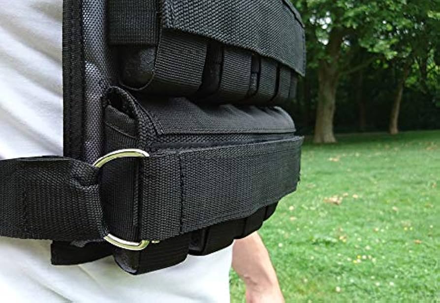 TRAINING ADJUSTABLE POUCH WEAR RESISTANT WEIGHTED VEST - Afrofit GymStore