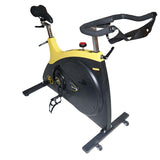 Transformer Heavy Commercial Lesmill Spinning Bike, Yelow/Black, Belt Driven - Afrofit GymStore