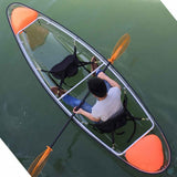 Transparent Kayak Ship Transparent Boat Rowing Boat | 1 or 2 Person Options - Afrofit GymStore