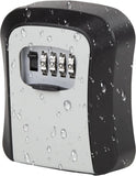 Weatherproof Wall-Mounted Safe with 4-Digit Combination Key Lock Box for Home, Office, Garage, AirBNB - Afrofit GymStore