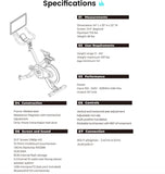 WNQ VENUS B2 Fashion Intelligent Spin Bike - Afrofit GymStore