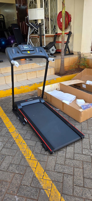 Yamota Domestic home treadmill :12km/h speed, Inclune, 130kg user weight - Afrofit GymStore