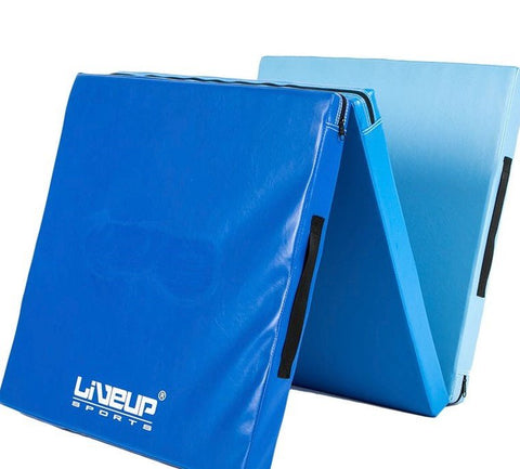 3 FOLD PRO SPORTS EXERCISE MAT 4CM THICKNESS - Afrofit GymStore