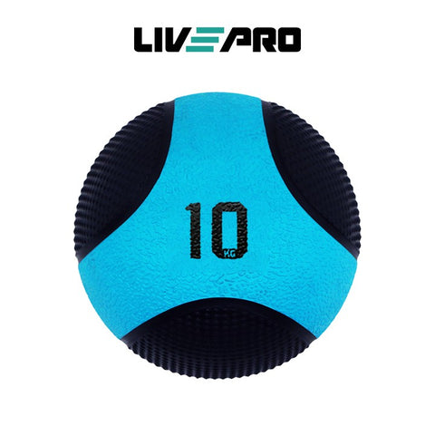 10KG LIVEPRO WEIGHTED MEDICINE EXERCISE BALL LP8112-10
