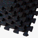 HIGH DENSITY GYM RUBBER FLOOR EXERCISE MATS 4pcs 1SQM