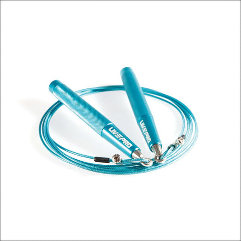 ADJUSTABLE SKIPPING EXERCISE PRO SPEED JUMP ROPE - BLUE - Afrofit GymStore