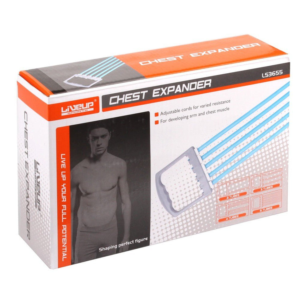 CHEST EXPANDER EXERCISE PULL RUBBER - Afrofit GymStore