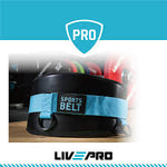 LIVEPRO UNISIZE SPORTS BELT WEIGHTLIFTING, BODYBUILDING, POWERLIFTING