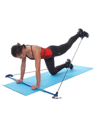 Fit Stick Pilates Alloy Bar Kit with Resistance Band Adjustable Exercise Stick Liveup - Afrofit GymStore