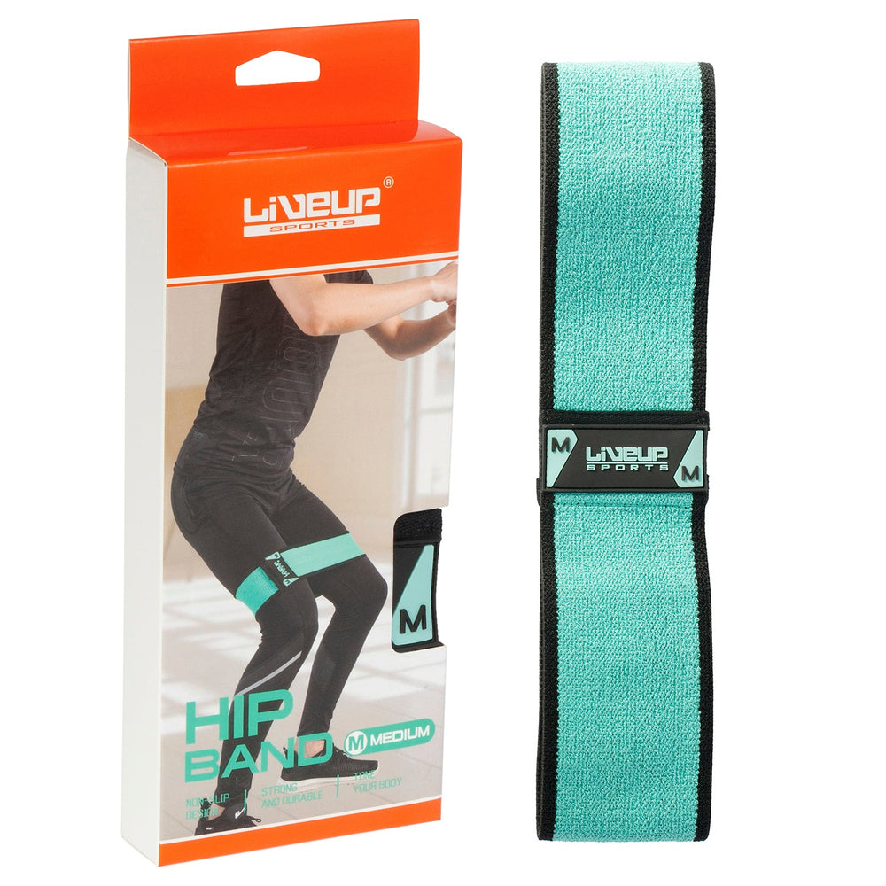 HIP THRUST BOOTY NON - SLIP FABRIC BAND MEDIUM RESISTANCE - Afrofit GymStore
