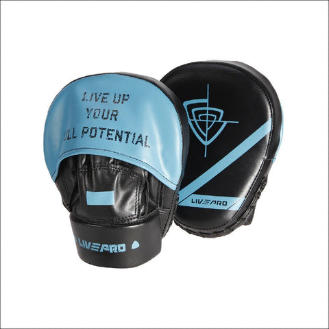 KICK BOXING FOCUS PAD PUNCHING MITTS PAIR LIVEPRO LP8604 - Afrofit GymStore
