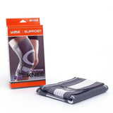 KNEE BRACES COMPRESSION KNEE SUPPORT BRACE WITH ADJUSTABLE STRAPS S/M - Afrofit GymStore