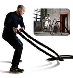 LIVEPRO HEAVY DUTY COVER ENHANCED BATTLE ROPE 10.2KG 1.5"x 40FT - Afrofit GymStore