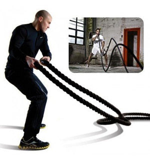 LIVEPRO HEAVY DUTY COVER ENHANCED BATTLE ROPE 12.5KG 1.5"x 50FT - Afrofit GymStore