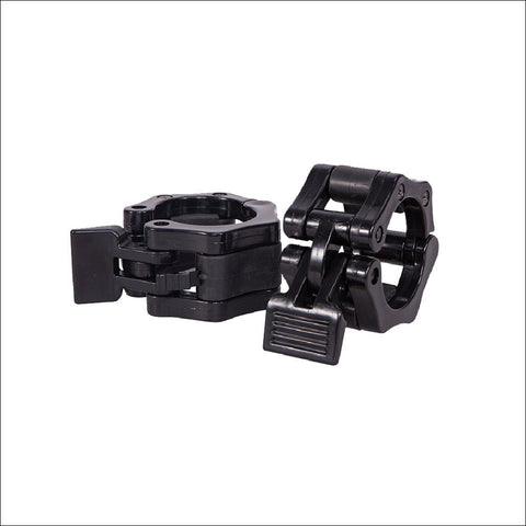 LIVEPRO OLYMPIC BARBELL LOCK COLLARS STOPPER FASTENER WEIGHTBAR PAIR - Afrofit GymStore