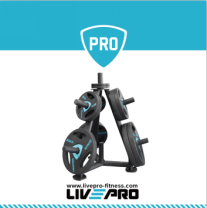 LIVEPRO OLYMPIC BARBELL PLATE WEIGHT TREE WITH 340KG PLATES - Afrofit GymStore