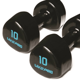 LIVEPRO STUDIO LUXURY TACTILE NEOPRENE DUMBBELL (PAIR) - Afrofit GymStore