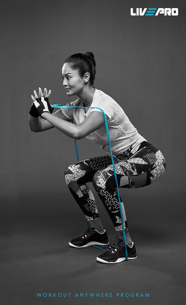 LIVEPRO SUPER RESISTANCE LOOP BAND PRO LP8410 - LIGHT - Afrofit GymStore