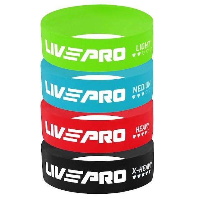 LIVEPRO SUPER RESISTANCE LOOP BAND PRO LP8410 - LIGHT - Afrofit GymStore