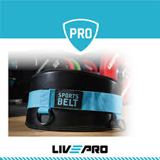 LIVEPRO UNISIZE SPORTS BELT WEIGHTLIFTING, BODYBUILDING, POWERLIFTING - Afrofit GymStore