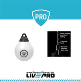 LIVEPRO WATER ADJUSTABLE AQUA BOXING BAG WITH CHAIN 40KG LP8606 - Afrofit GymStore