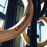 LIVEPRO WOODEN GYMNASTIC CALISTHENICS RINGS - Afrofit GymStore