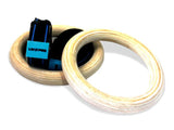 LIVEPRO WOODEN GYMNASTIC CALISTHENICS RINGS - Afrofit GymStore