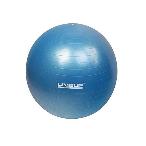 LIVEUP 55CM ANTI BURST SWISS EXERCISE BALL WITH FREE PUMP 800G - Afrofit GymStore