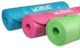 LIVEUP ANTI - SLIP YOGA SPORTS EXERCISE MAT 12MM 180 x 60 PINK - Afrofit GymStore
