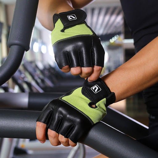 LIVEUP LEATHER WEIGHT LIFTING UNISEX GYM GLOVES L/XL - Afrofit GymStore