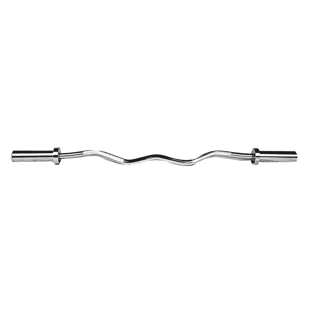 OLYMPIC WEIGHTLIFTING 1.2M EZ CURL BARBELL BAR WITH CLIPS WEIGHTBAR - Afrofit GymStore