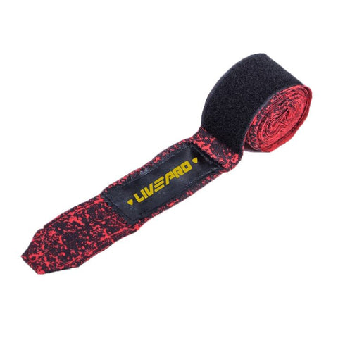 PROFFESSIONAL BOXING HAND WRAP RED LIVEPRO LP8605 - 3M - Afrofit GymStore