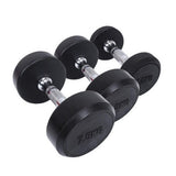 12.5KG  FIXED RUBBER COATED DUMBBELL PAIR