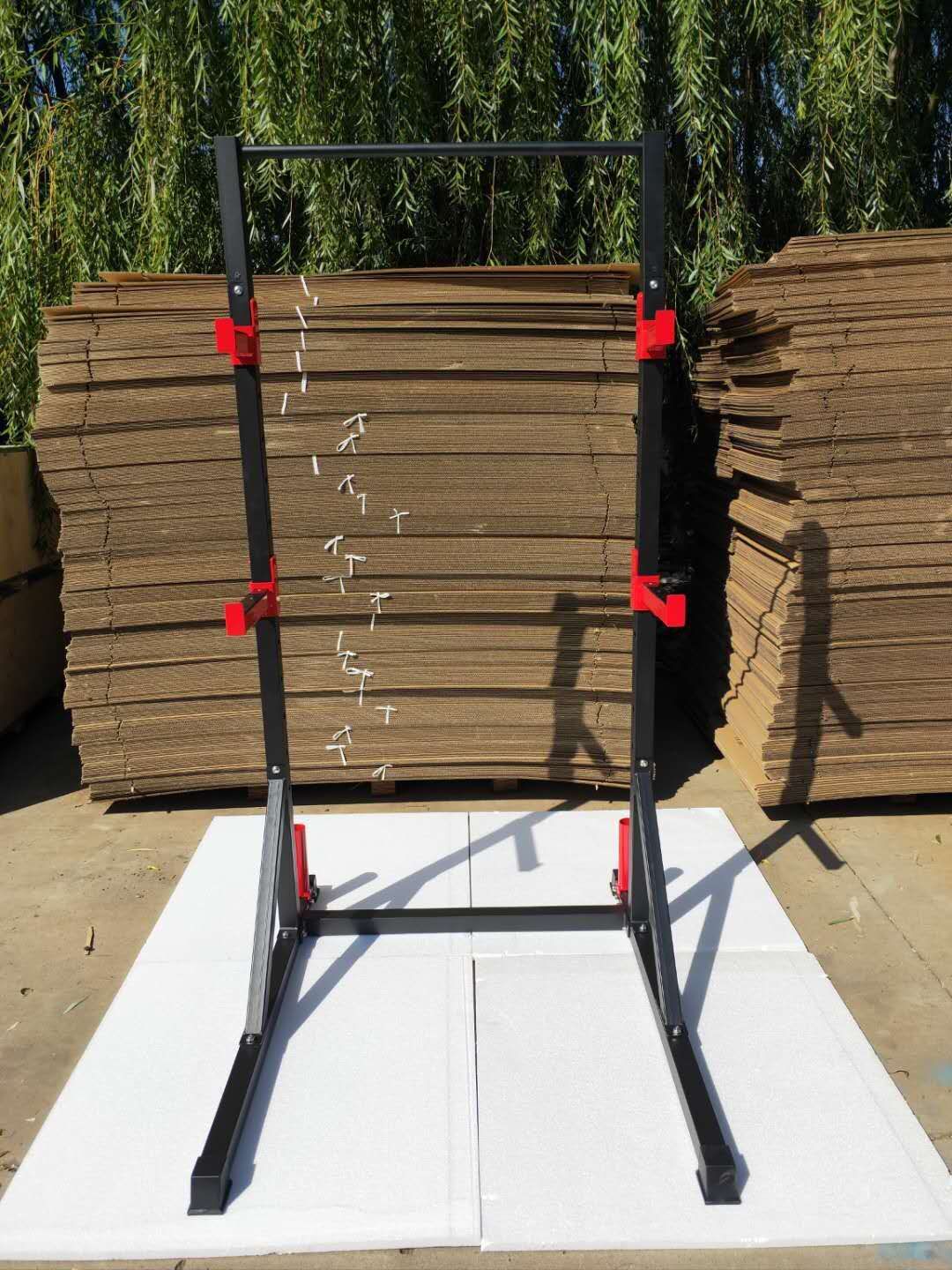 WEIGHT TRAINING LIFTING SQUAT RACK WITH CHIN UP - Afrofit GymStore