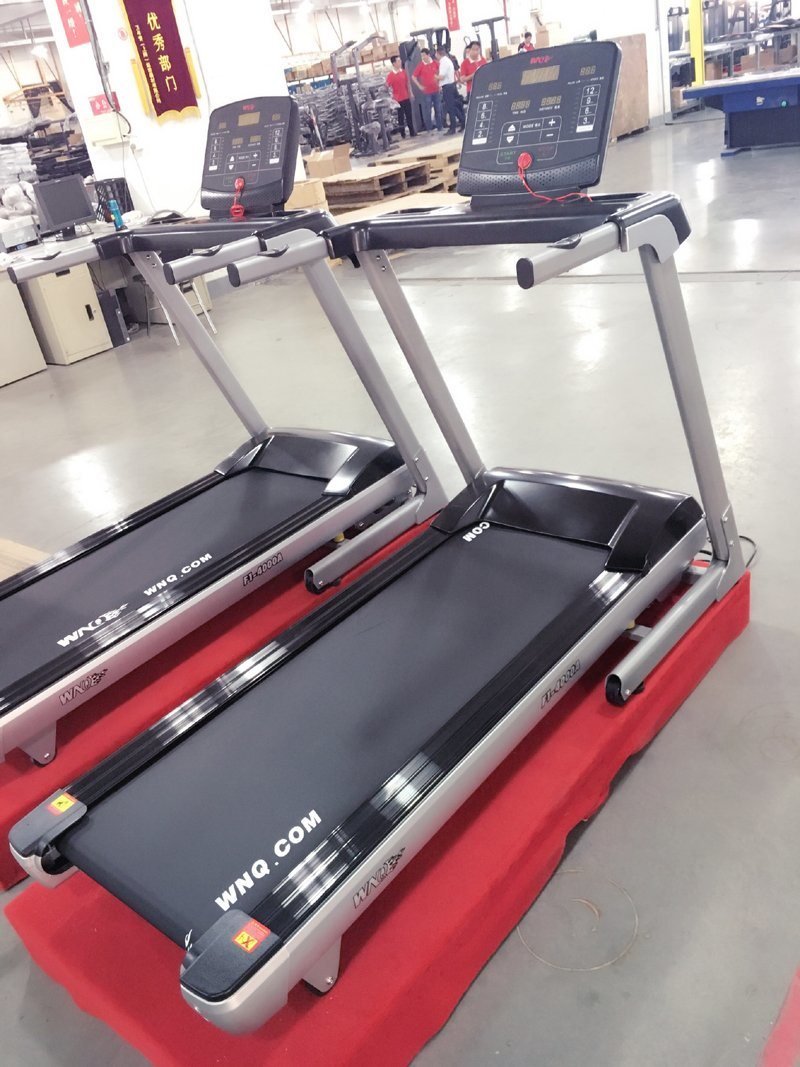WNQ F1 - 4000S Semi Commercial Foldable Treadmill, Acrylic Touch Screen with Mobile App - Afrofit GymStore