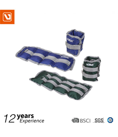 WRIST AND ANKLE WEIGHTS ADJUSTABLE SUPPORT 1/2/3KG (PAIR) - Afrofit GymStore